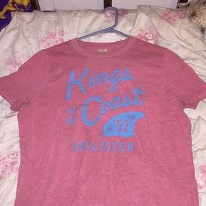 Blue and pink Kong’s Coast Hollister Shirt